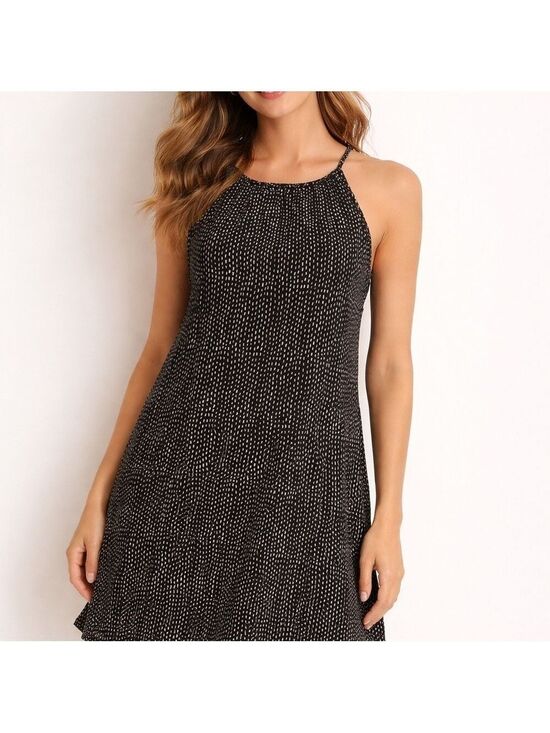 Dresses & Skirts - Mo:Vint Black and White Tank Dress with Beaded lining NWT